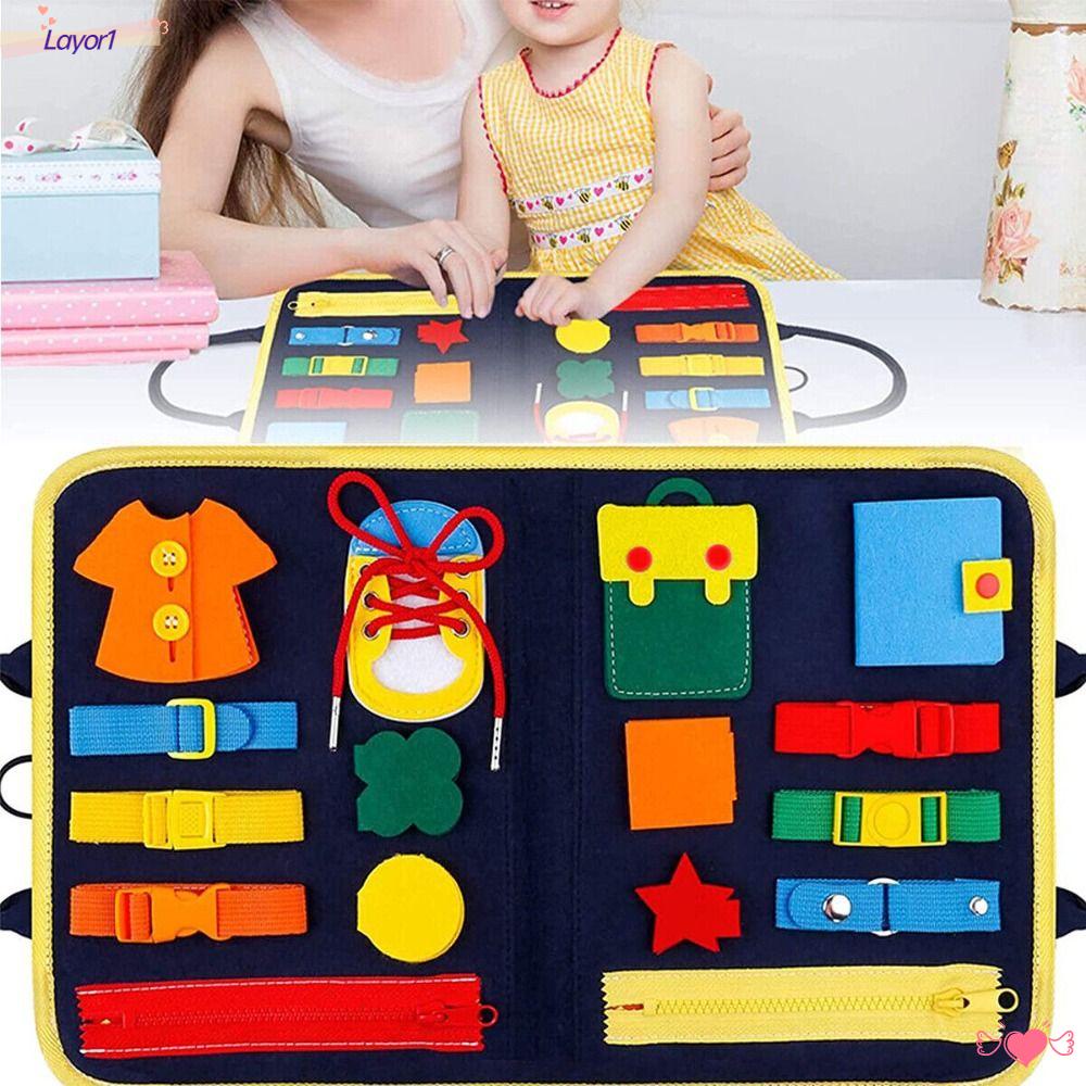 Bộ Đồ Chơi Xếp Hình LAYOR1 Montessoris Nhiều Kỹ Năng Giáo Dục Sớm Cho Bé