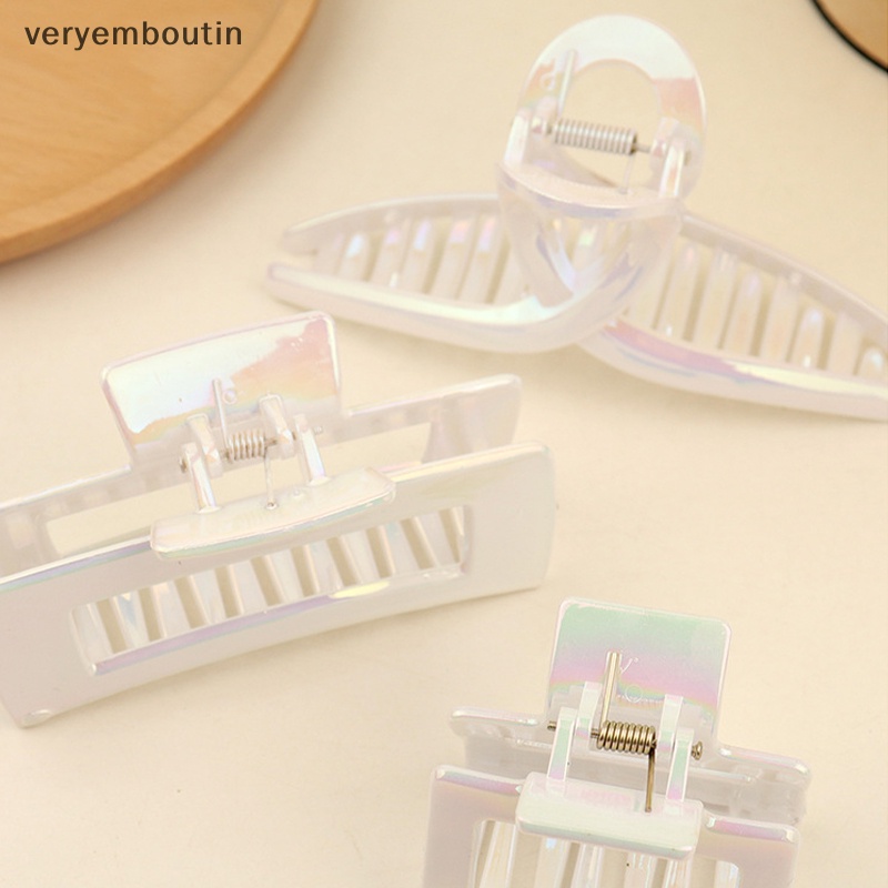 Kẹp Tóc Càng Cua Bằng Nhựa Cỡ Lớn Thời Trang Cho Nữ