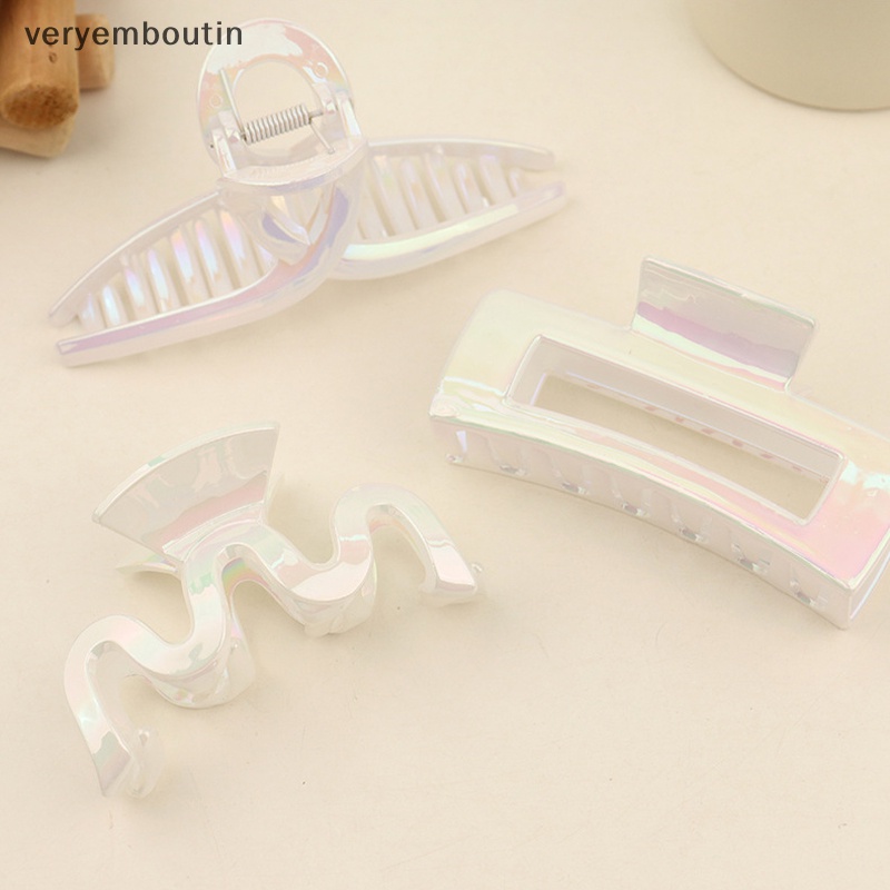 Kẹp Tóc Càng Cua Bằng Nhựa Cỡ Lớn Thời Trang Cho Nữ
