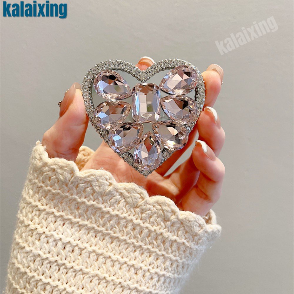 Ốp Lưng Đính Đá Hình Trái Tim Cho iPhone Samsung