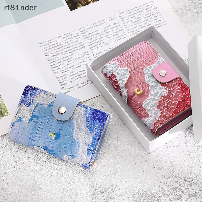 Rt Ví Đựng Thẻ Tín Dụng / Danh Thiếp / Danh Thiếp Kiểu Sơn Dầu Thời Trang Tinh Tế Cho Nam Và Nữ