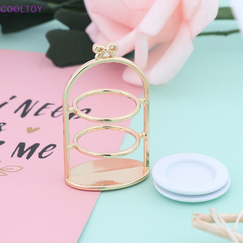 Giá Đỡ Bánh Tráng Miệng Tỉ Lệ 1 / 12 Trang Trí Nhà Búp Bê