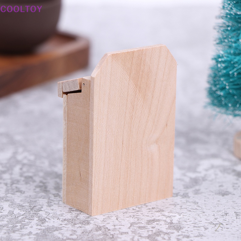 Hộp Thư Gỗ Mini Tỷ Lệ 1: 12 Dùng Trang Trí Nhà Búp Bê DIY