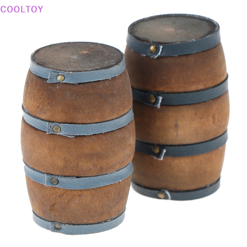 Cooltoy 1 Mô Hình Thùng Rượu Mini 1: 12 Trang Trí Nhà Búp Bê