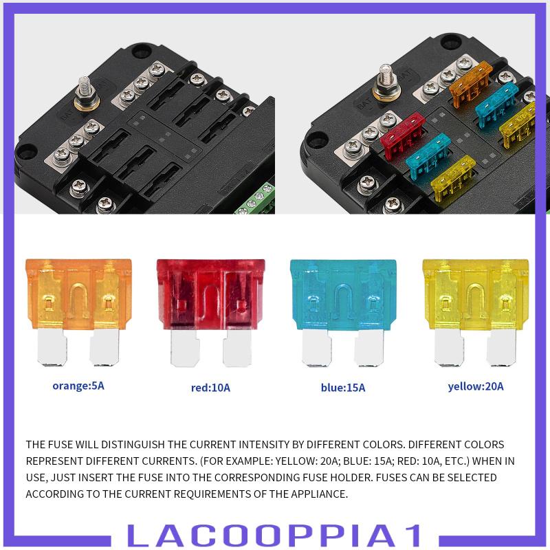 [Lacooppia1] Giá Đỡ Cầu Chì Lưỡi Điện 6 Chiều Tự Động Cho RV Du Thuyền