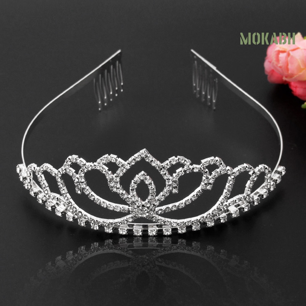 Vương Miện Đính Đá Lấp Lánh Trang Nhã Dành Cho Nữ