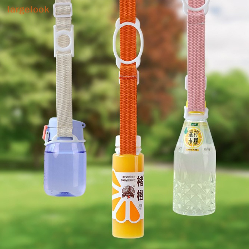 Dây Đeo Bình Nước Bằng Cotton Hai Lỗ Chống Rơi Tùy Chỉnh Tiện Dụng