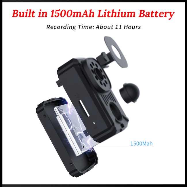 Máy Quay Thể Thao Dv Thông Minh Hd 11h Kẹp Lưng Điện Thoại