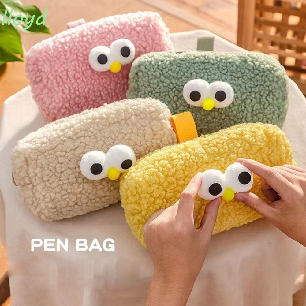 Túi Đựng Bút Chì / Mỹ Phẩm Nhiều Màu Sức Chứa Lớn Dễ Thương Cho Học Sinh