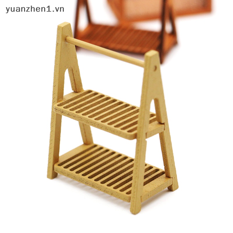 Kệ Hai Tầng Đựng Bánh Mì Tỉ Lệ 1: 12 Trang Trí Nhà Búp Bê