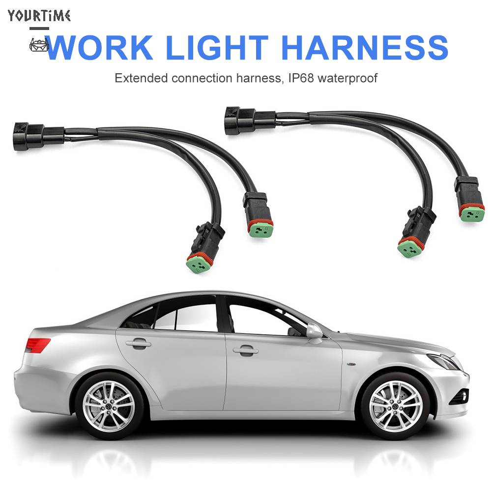 Đầu Nối Đèn Pha 9005 9006 H10 Sang Deutsch DT 12V Chất Lượng Cao