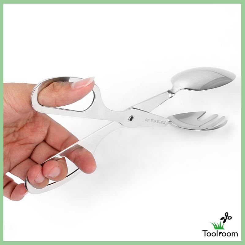 Kẹp Gắp Salad Bằng Thép Không Gỉ Tiện Dụng Cho Nhà Bếp