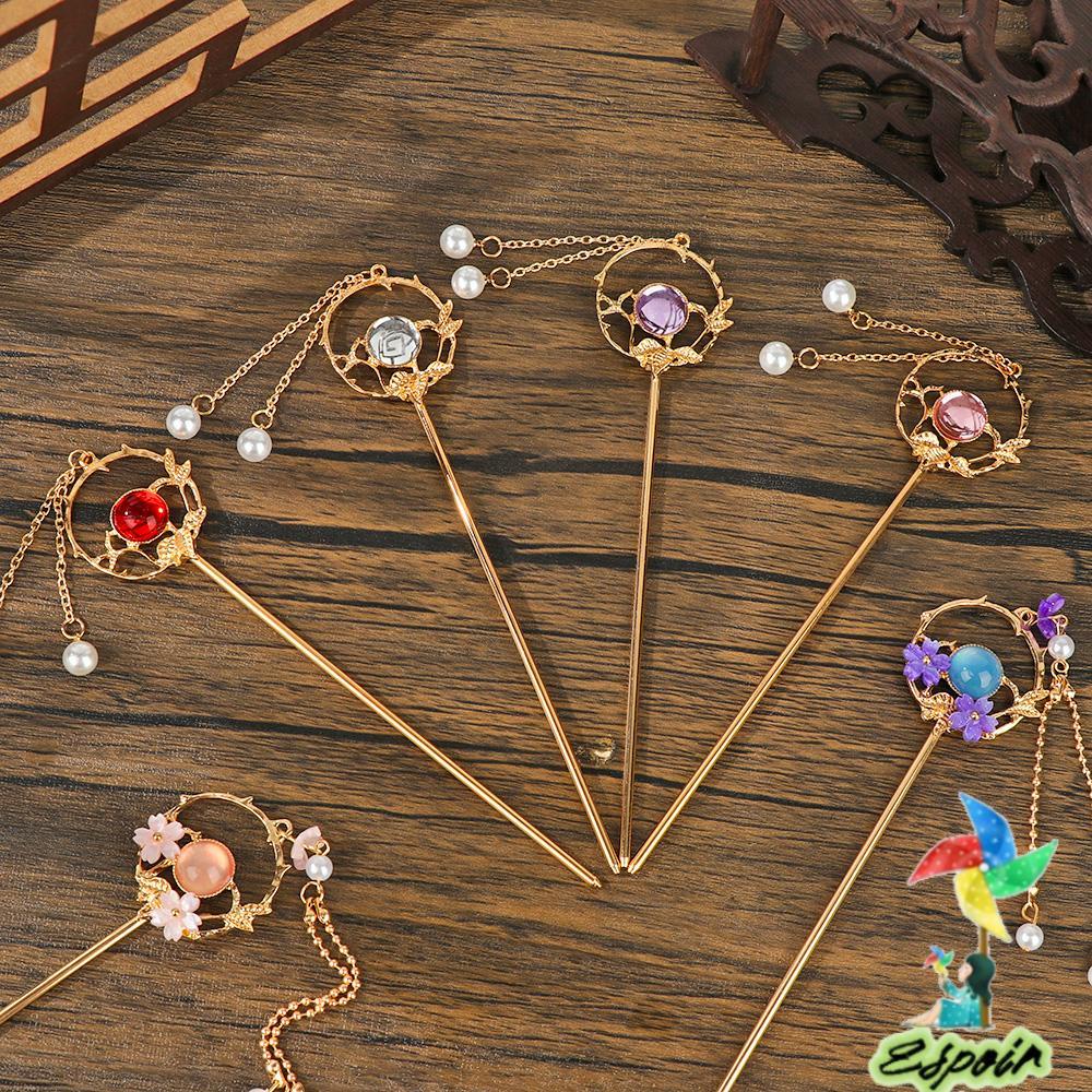 Trâm Cài Tóc Tua Rua Phong Cách Retro Thời Trang