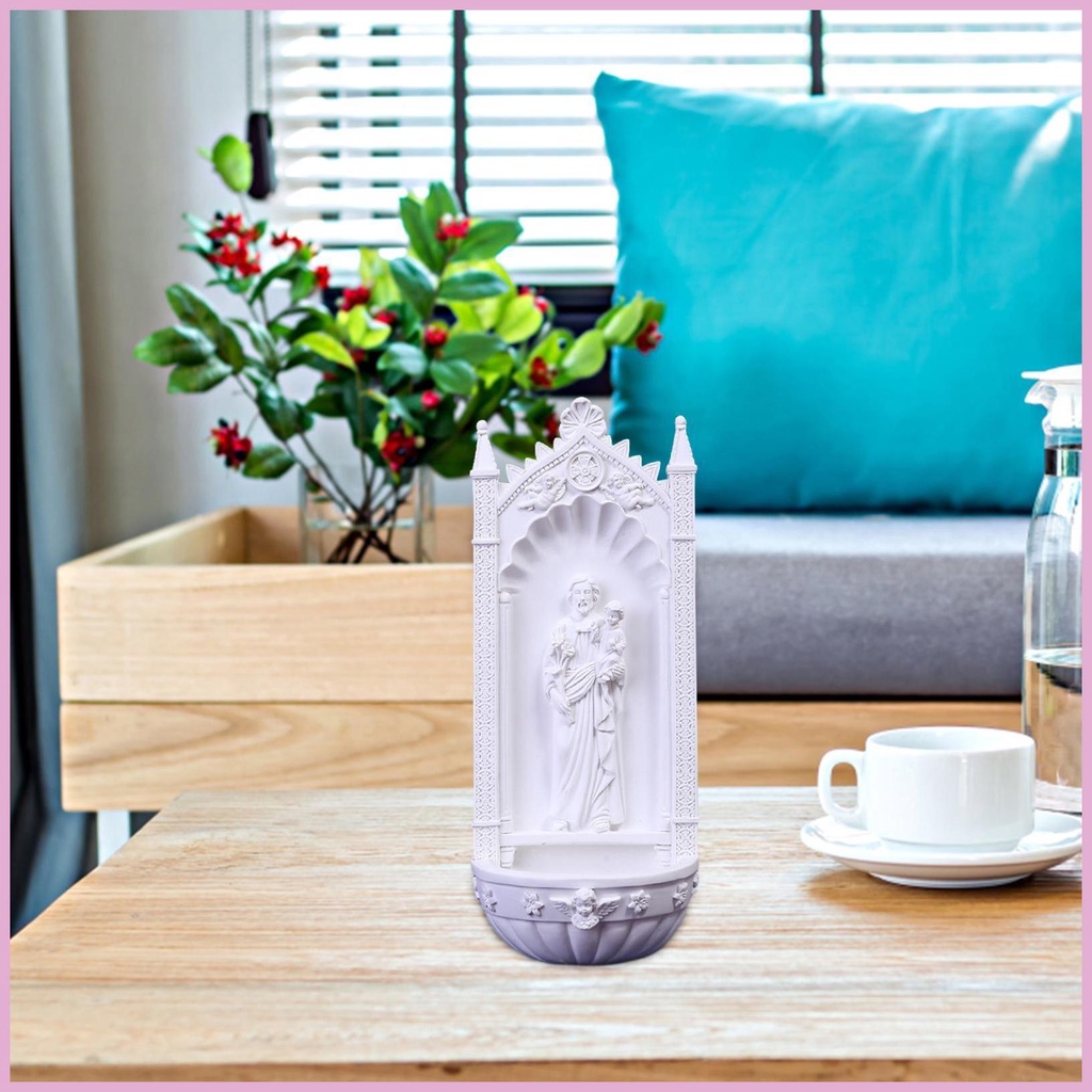 St Tượng Anthony Christus Tượng Thánh Giá Bằng Nhựa Resin Nhỏ Ngồi Trong Phòng Tắm Cho Bé