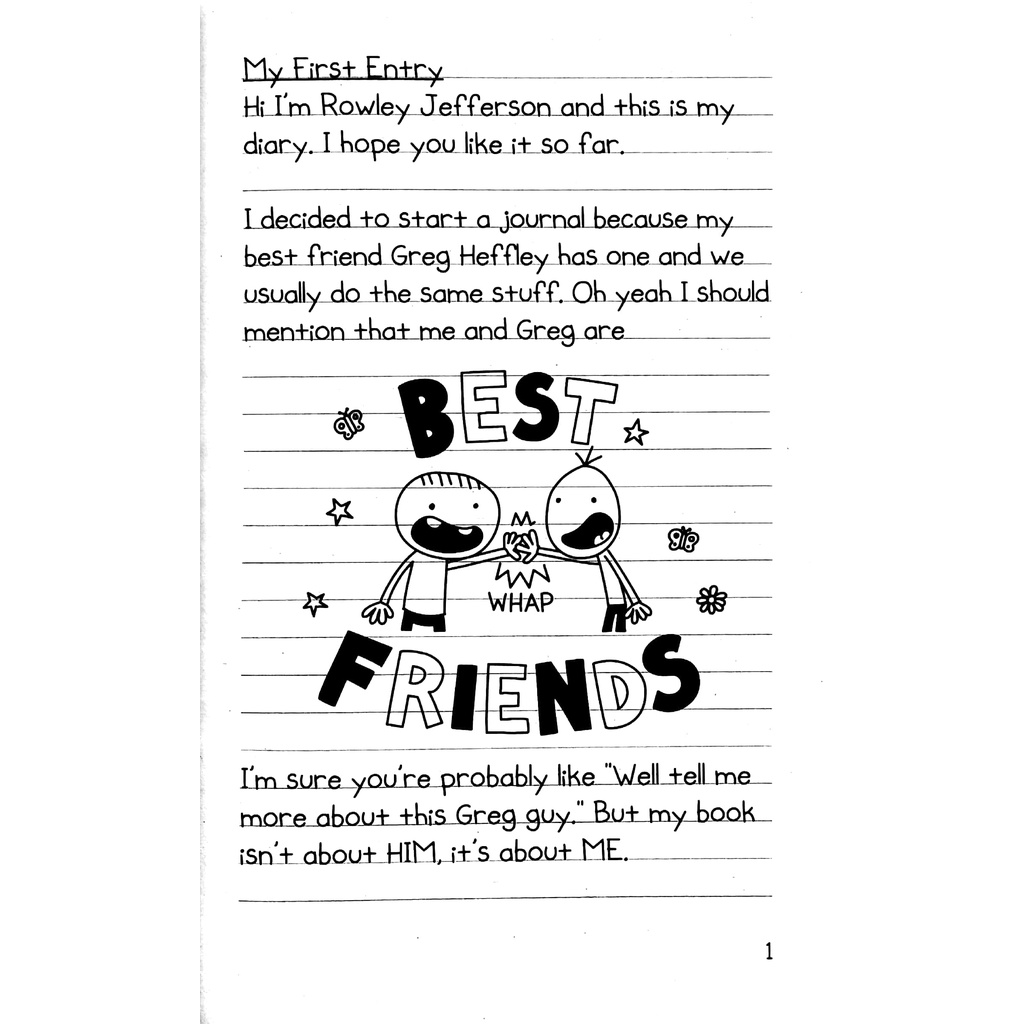 Diary Of An Awesome Friendly Kid: Rowley Jefferson's Journal