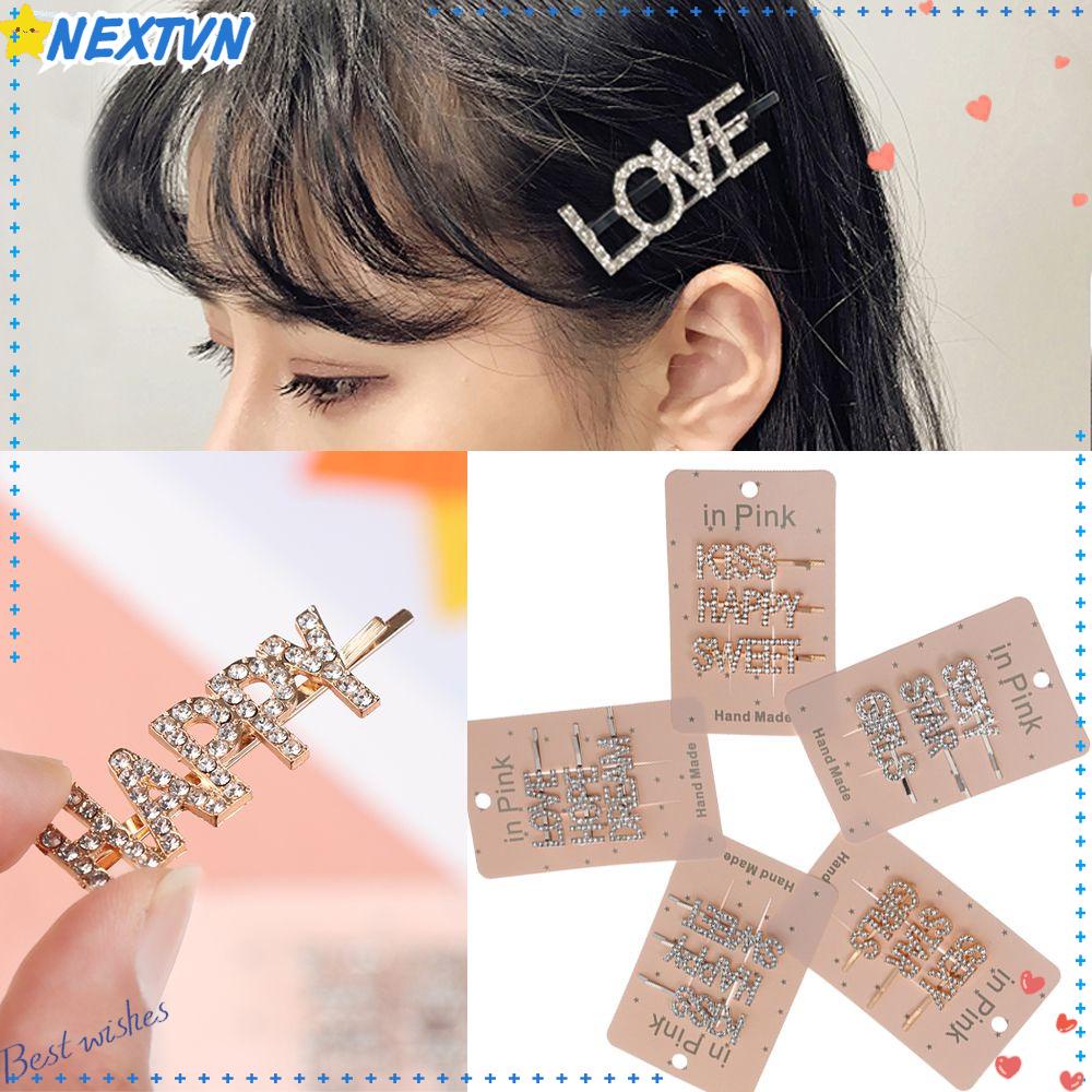 Set 3 Kẹp Tóc Kim Loại Xinh Xắn Cho Nữ