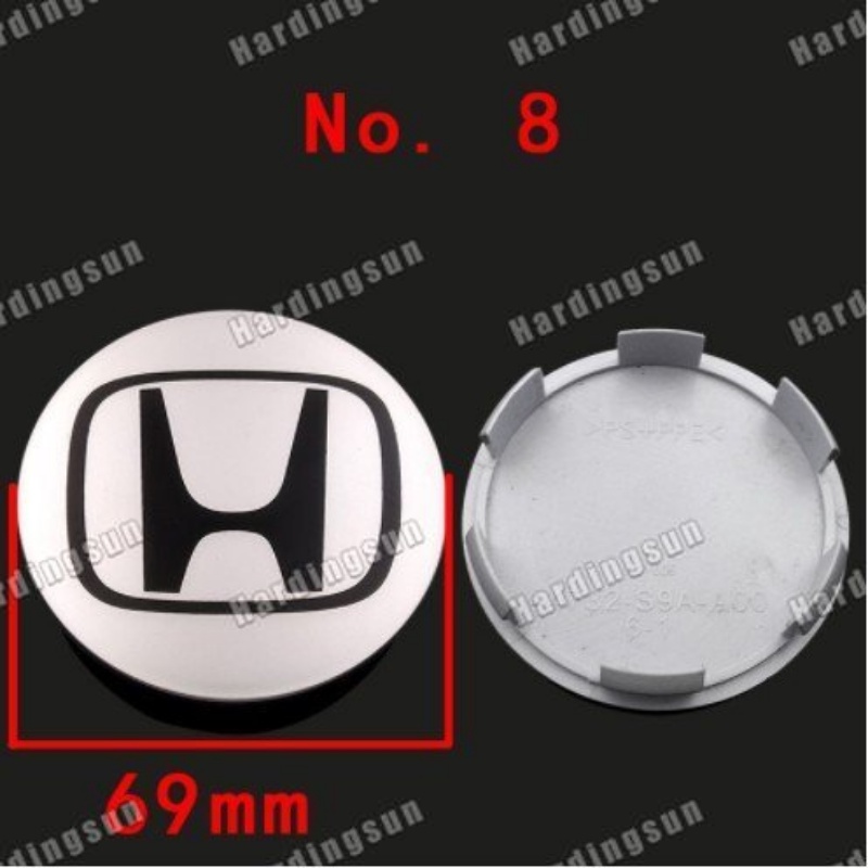 1 Nắp Logo Trang Trí Vành Bánh Xe Hơi Honda 58mm 62MM 69MM