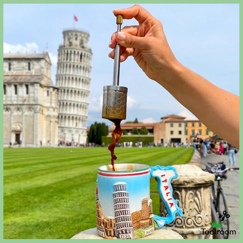 Dụng Cụ Pha Trà / Cà Phê Dạng Nhấn Tiện Dụng Mang Theo Du Lịch Cắm Trại