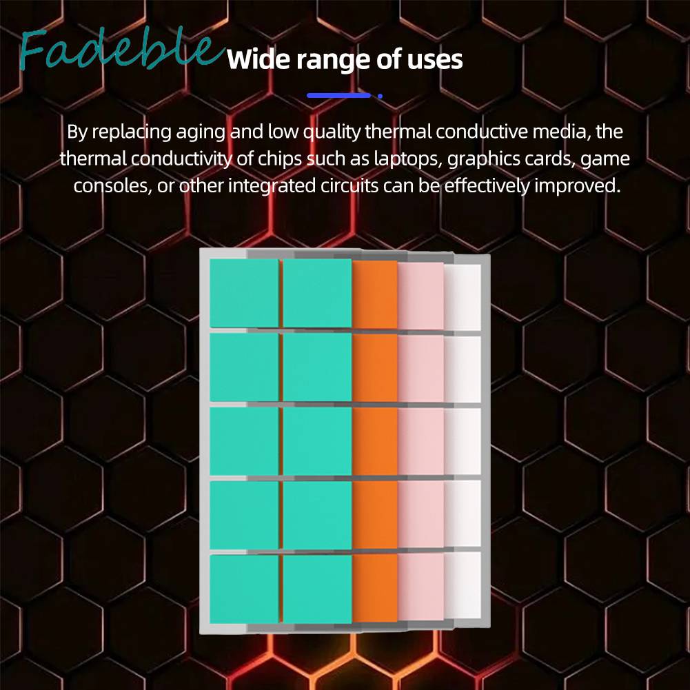 Set 100 Miếng Đệm Dẫn Nhiệt 5W / M.K Cho PS5 / Laptop / Thẻ Video