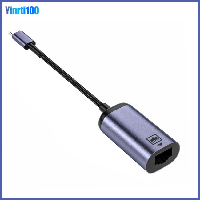 Dây Cáp Chuyển Đổi Cổng Mạng Yinrti Type-C Sang Rj45 100mbps Usb C Chuyên Dụng Chất Lượng Cao