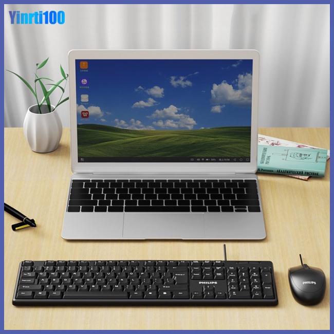 Bộ Bàn Phím Và Chuột Chơi Game Có Dây Yinrti Spt6254 Tương Thích Với Laptop Notebook Pc Windows