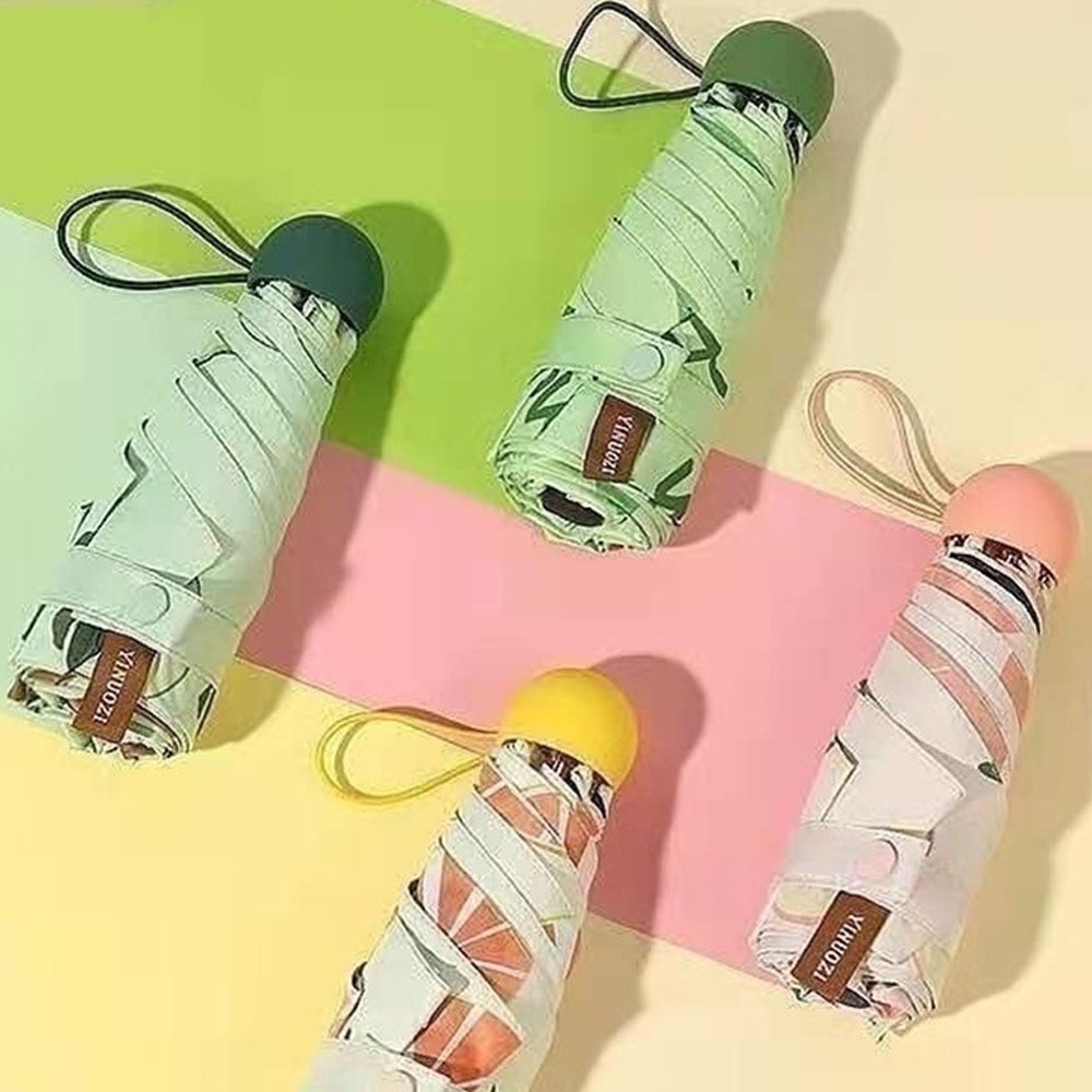 Folding Umbrella Mini Pocket Không thấm nước nhỏ gọn Sun Umbrella Portable UV Bảo vệ