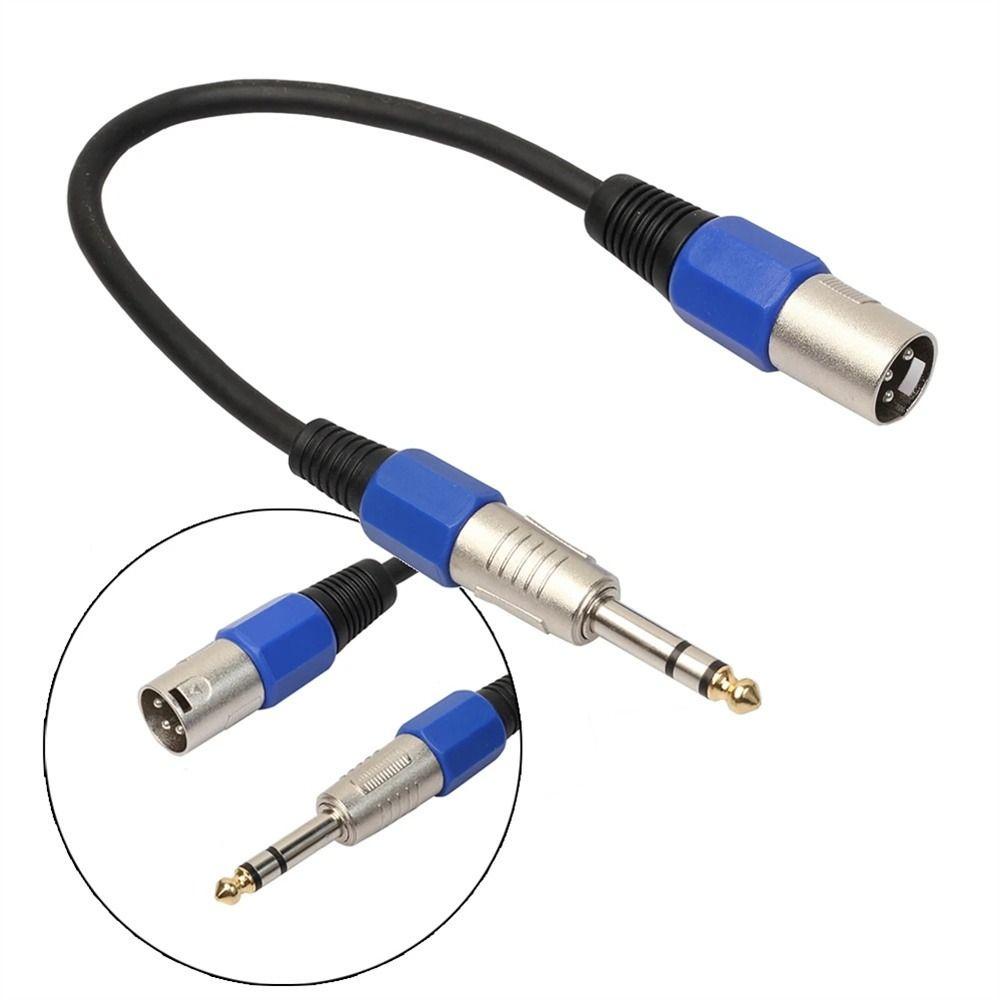 Dây Cáp Chuyển Đổi Cổng XLR 1 / 4 &quot;6.35mm XLR Sang Cổng 6.35mm XLR 6.35mm Female Cho Micro