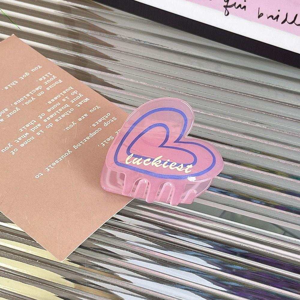 Hair Claw, Korean Style Heart Claw Clips, Hairpins