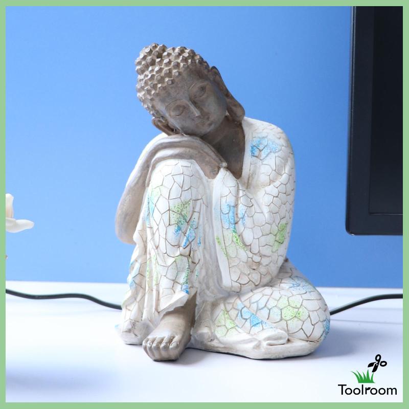 Tượng Phật Đang Ngủ Nhiều Màu Kích Thước 21x15x15cm