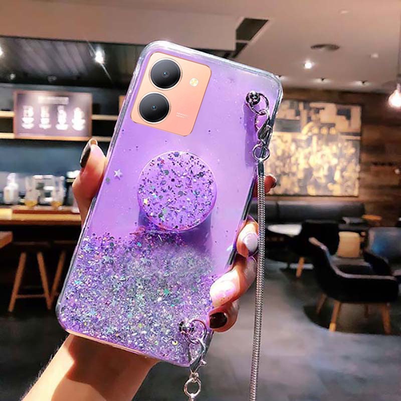 Điện Thoại Ốp Lưng Hình Sao Cho vivo y27s Giá Đỡ