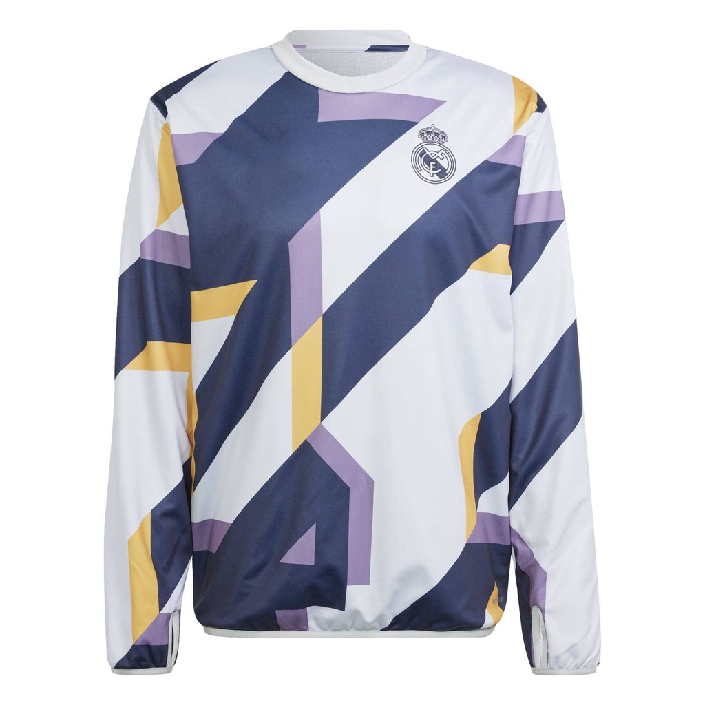 Ani Áo Thun Thể Thao Tay Dài In Chữ real madrid 2023-2024