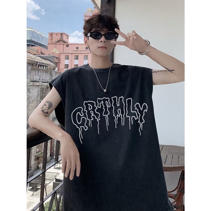 Áo Thun Cotton Sát Nách Màu Trơn Thời Trang Mùa Hè Cho Nam