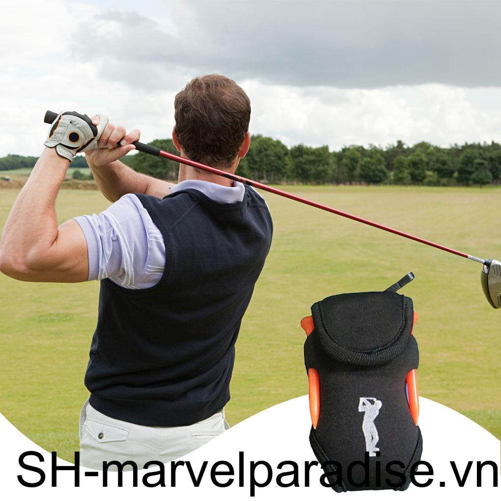 Túi Đựng 4 Tees 2 Bóng Golf Đeo Thắt Lưng Tùy Chỉnh Chống Bụi Cho Nam