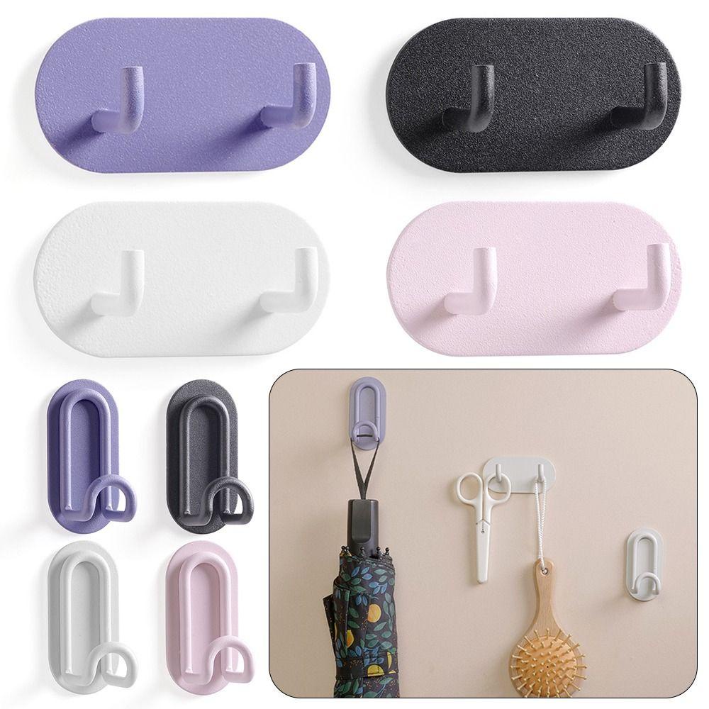 LET Bộ 4 Móc Treo Đồ Dán Tường Nhà Tắm Hình Cà Vạt Dễ Thương