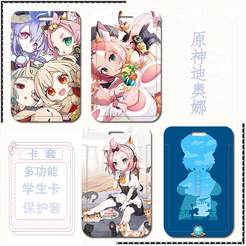 Ốp Điện Thoại Họa Tiết Anime Genshin Va Chạm Diona DIY Cho Học Sinh