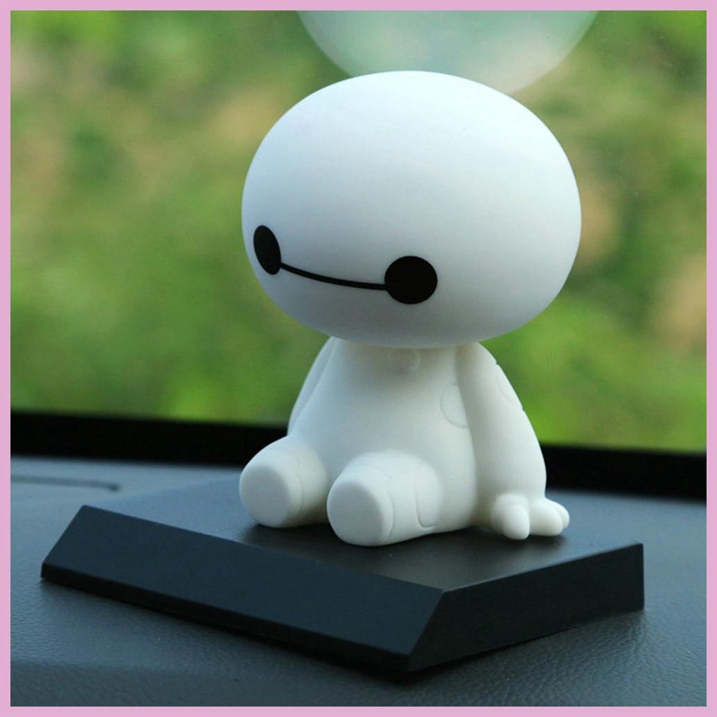 Mô Hình Baymax Lắc Đầu Bằng PVC Sáng Tạo Trang Trí Nội Thất Xe Hơi