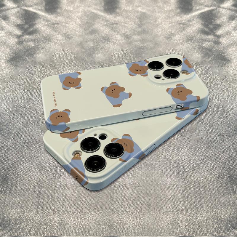Ốp Điện Thoại Dẻo Họa Tiết Gấu Papa Dễ Thương Chống Sốc Cho Iphone12Max11136In 14pro PD05