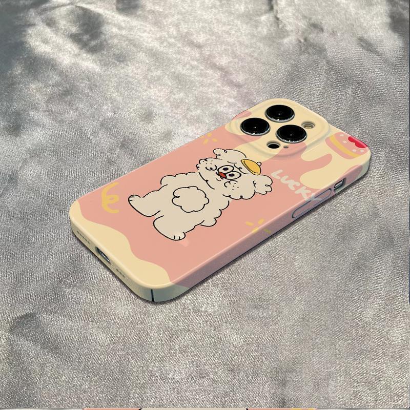 Ốp Điện Thoại Mềm Chống Sốc In Hình Cún Cưng Cho Iphone 78 11Plus 6 14Pro 12 Max 13