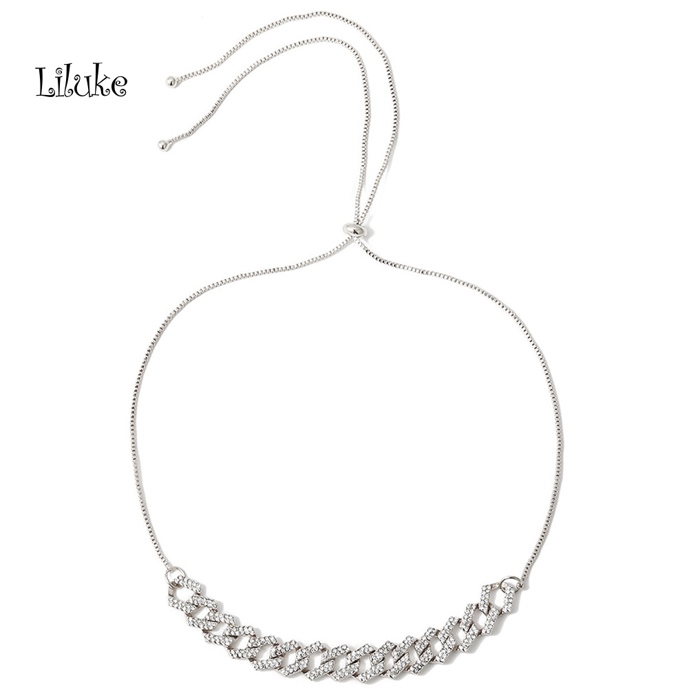 Vòng Tay Hợp Kim Mạ Vàng Trang Trí Hoa Đính Đá Thời Trang Cho Nữ