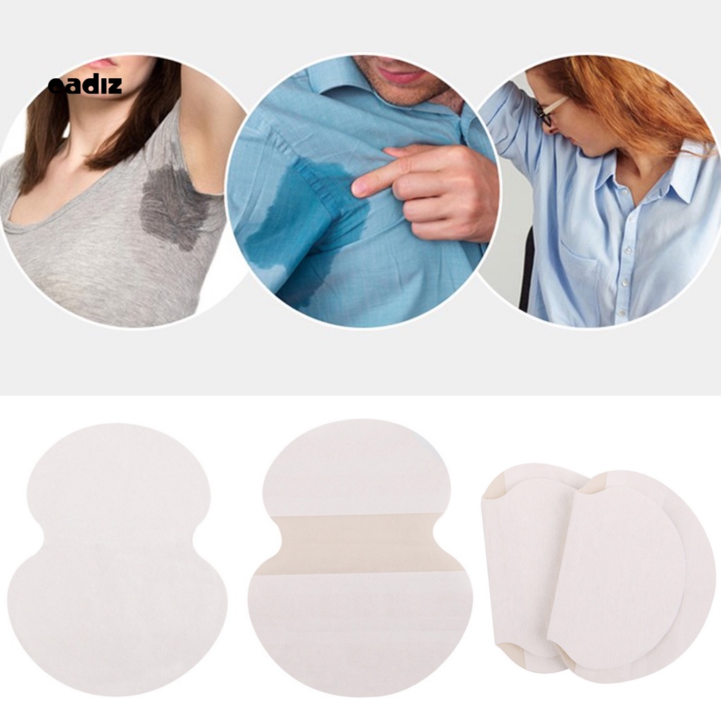 Bộ 20 Miếng Đệm Dán Dưới Cánh Tay Chống Mồ Hôi Bằng Vải Không Dệt Vô Hình Dùng Một Lần