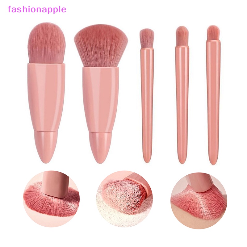 Set 5 Cọ Trang Điểm Chuyên Nghiệp Chất Lượng Cao