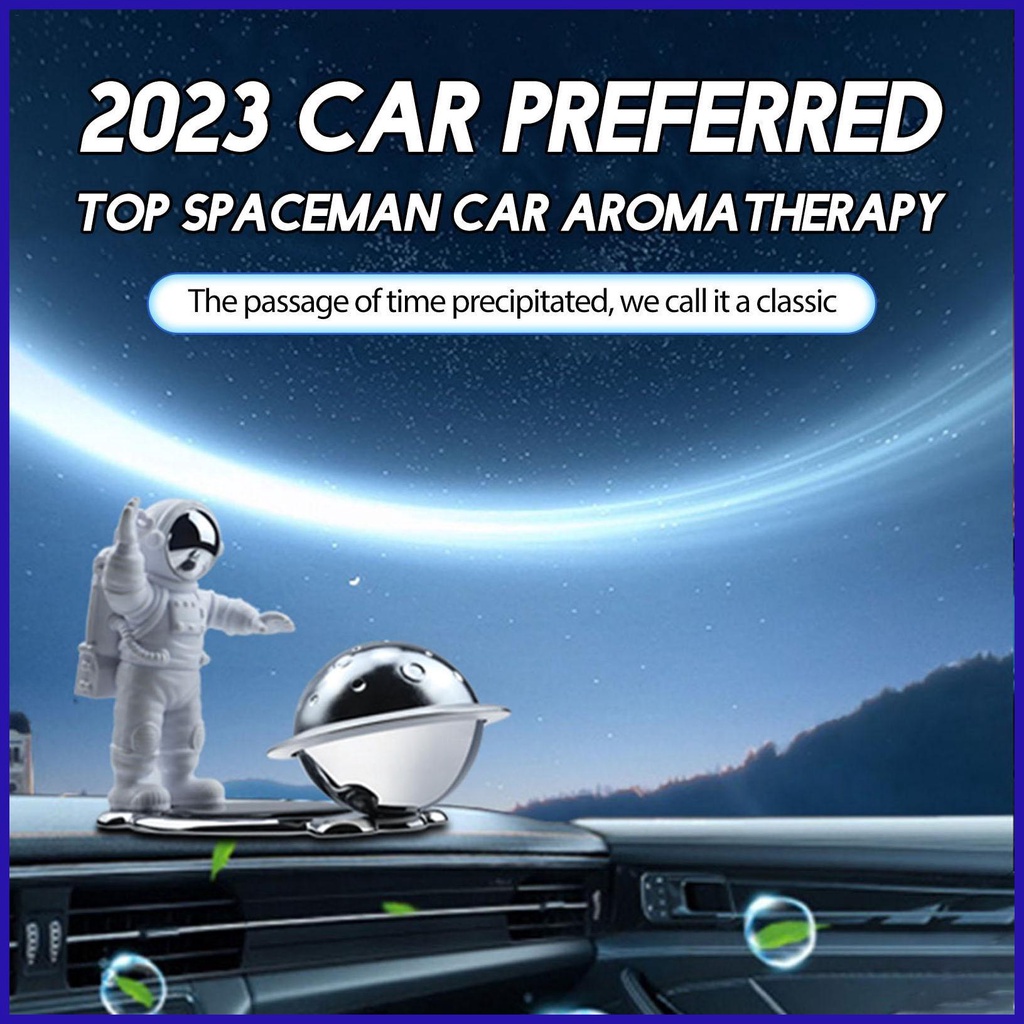 Máy Khuếch Tán Tinh Dầu Hình Hành Tinh Dùng Năng Lượng Mặt Trời Xoay Được Thiết Kế Phi Hành Gia Trang Trí Nhà Cửa / Xe Hơi