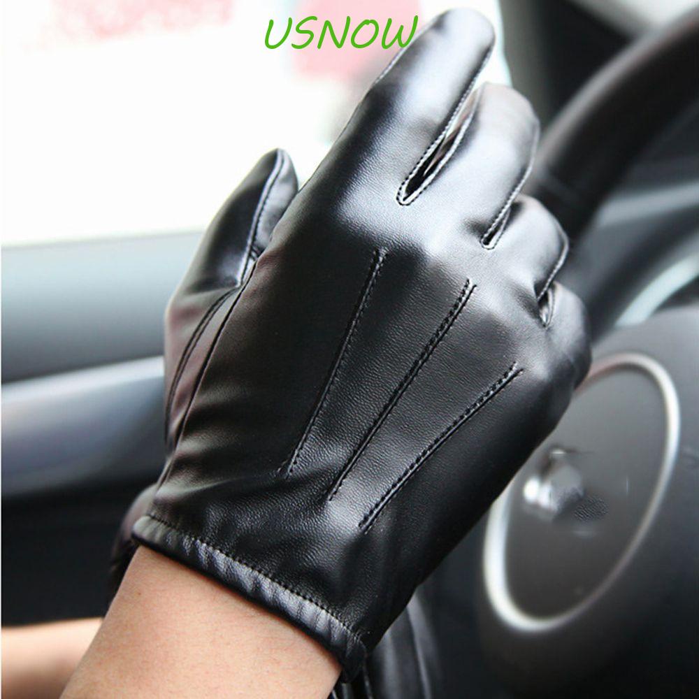 Găng Tay Da Giữ Ấm Mùa Đông Có Thể Chạm Màn Hình Cảm Ứng Độc Đáo Thời Trang Cho Nam