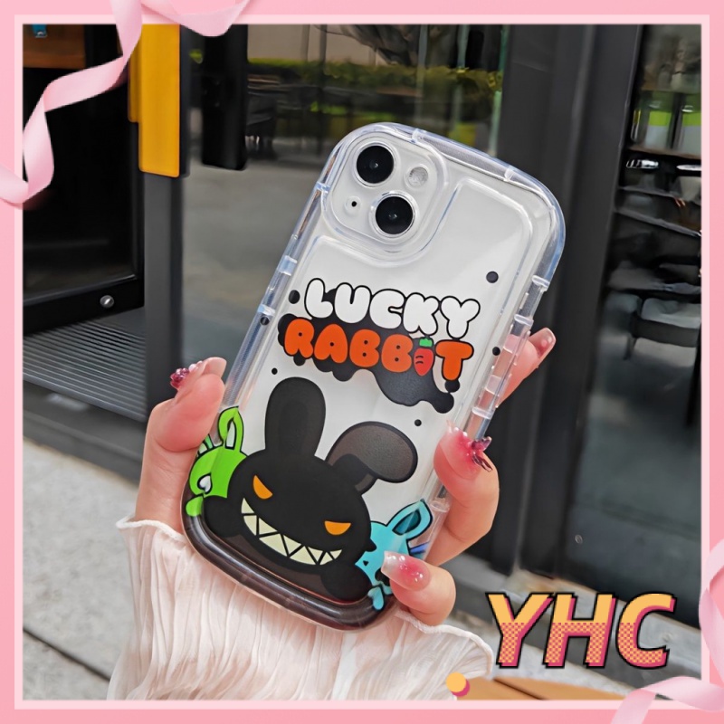 Ốp Lưng iPhone Con thỏ quái dị, camera chống chấn động, vỏ điện thoại xà phòng trong suốt Cho Iphone 6 / 6S / 6splus / se / 7 / 7plus / 8 / 8plus / X / xs / xsmax / 11 / 12 / 13 / 14 / plus / pro / pro max-226