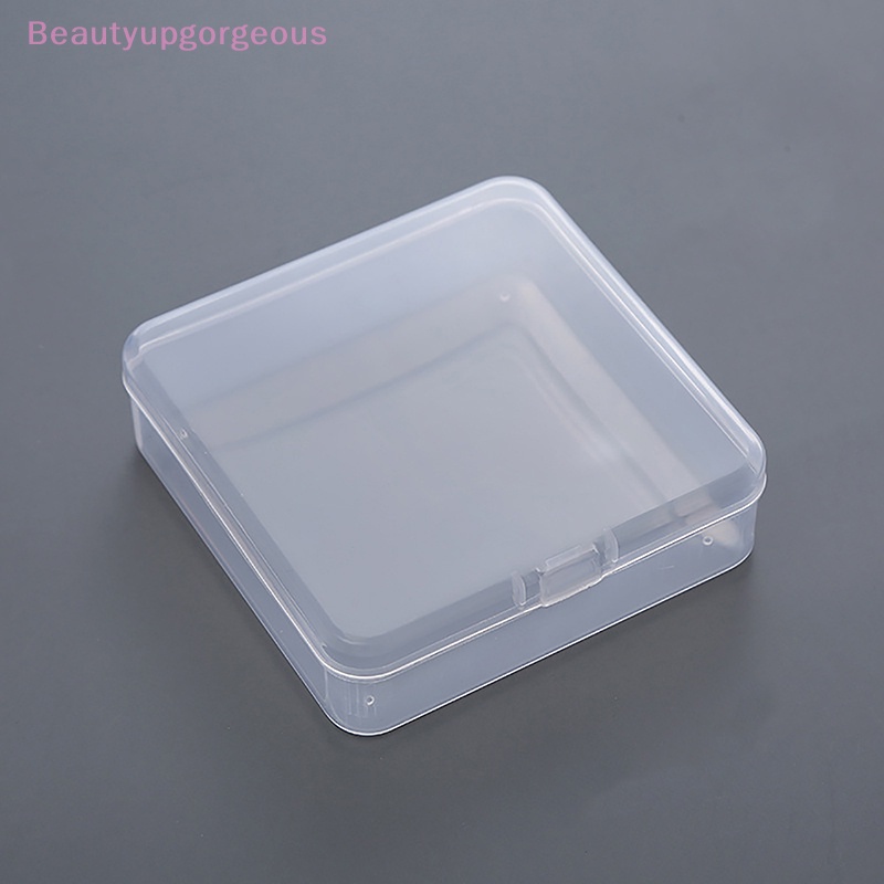 Hộp Nhựa Trong Suốt Hình Vuông Đựng Trang Sức / Hạt / Đồ Dùng Câu Cá Tiện Dụng