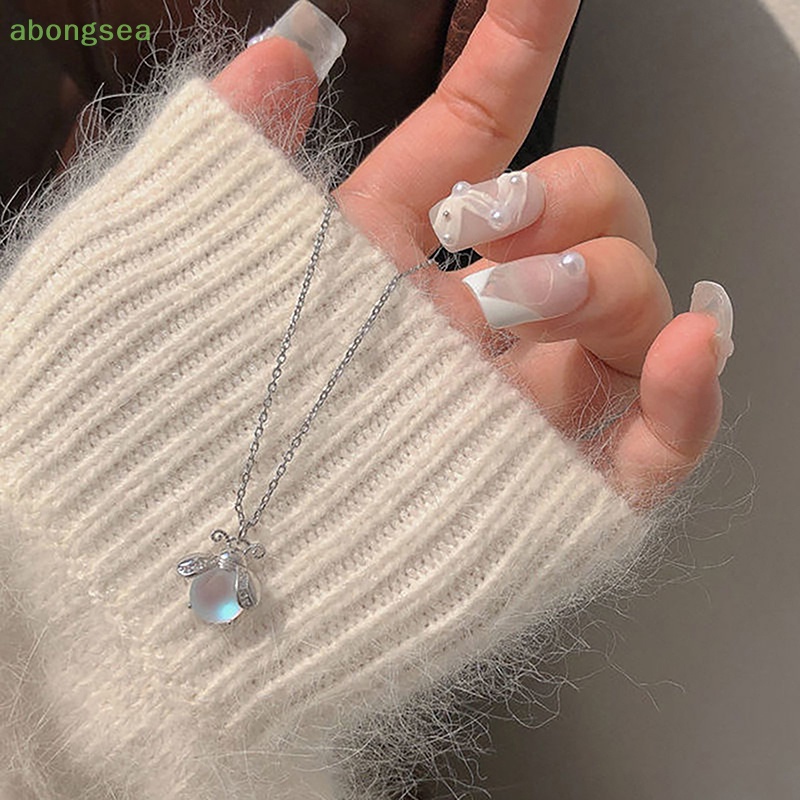Abongsea Vòng cổ Hợp Kim Màu Bạc Phong Cách Vintage Hàn Quốc Cho Nữ