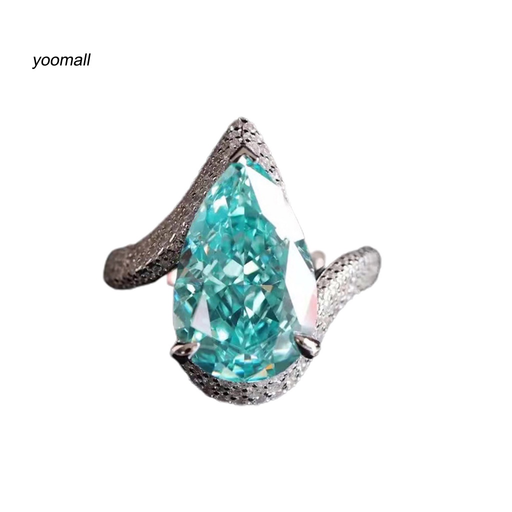 Nhẫn Mở Hình Quả Lê Tinh Tế Thời Trang Unisex