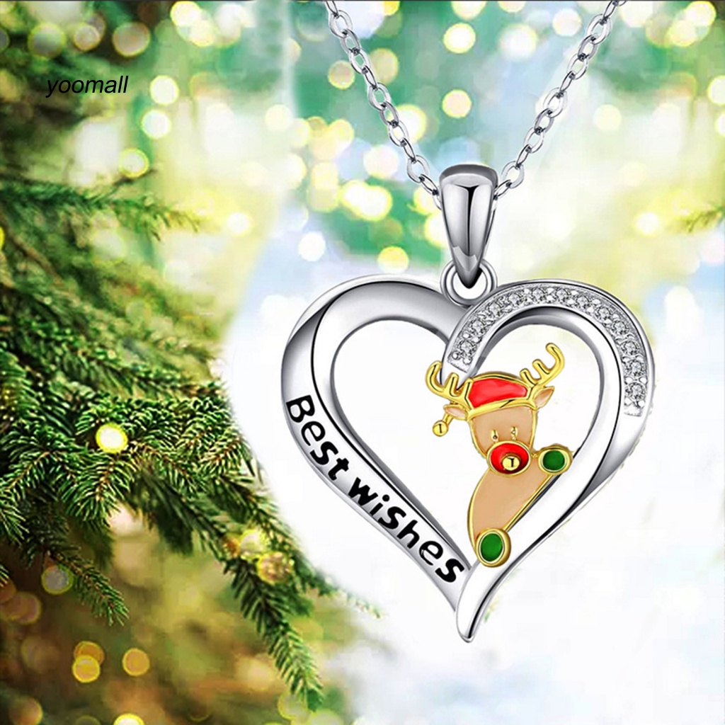 Yo / Vòng cổ Hợp Kim Hình Trái Tim Quyến Rũ Thích Hợp Làm Quà Tặng Hằng Ngày