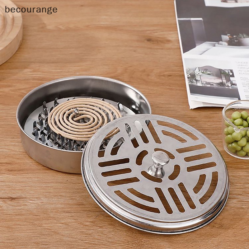 Giá Đỡ Cuộn Dây Đuổi Muỗi [becourange] Khay Đựng Nhang Muỗi Kèm Vỏ Bọc Tiện Lợi Dành Cho Gia Đình [Mới]