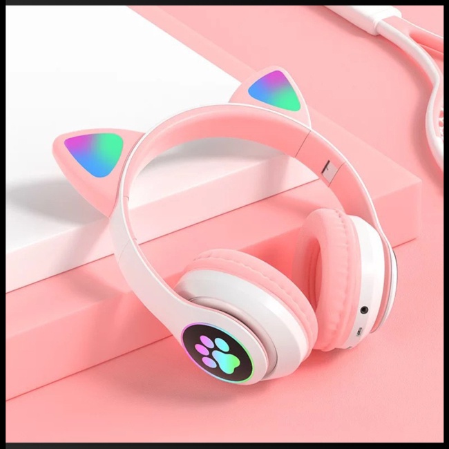 Tai Nghe Bluetooth Zevaret Aks-28 Rgb Kèm Mic Thoại